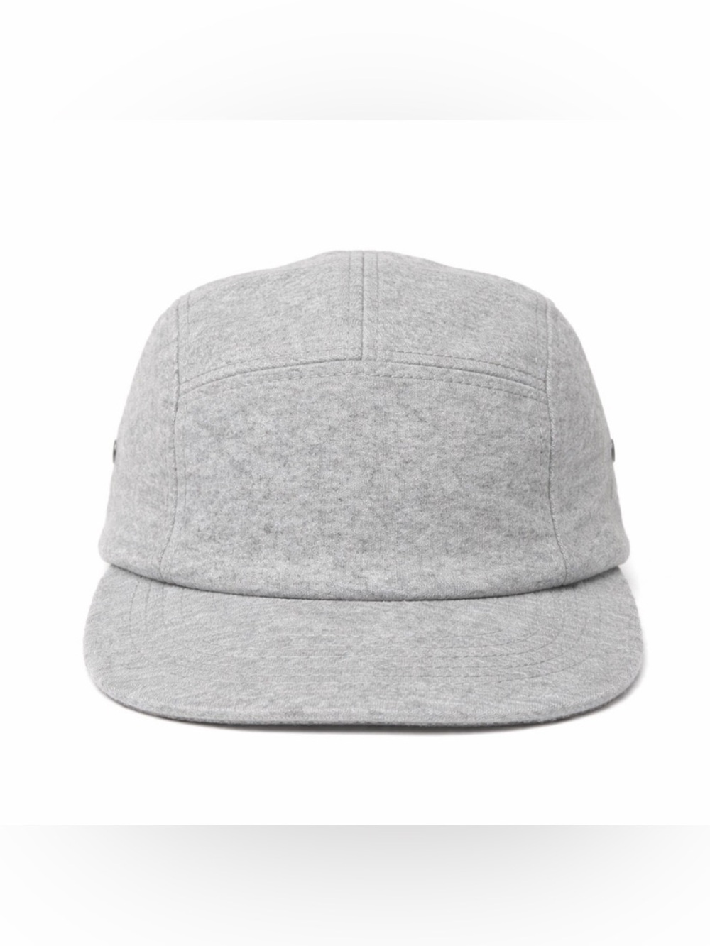 LE CHÂTEAU - Minimalist Grey Cotton 5-Panel Cap | Adjustable